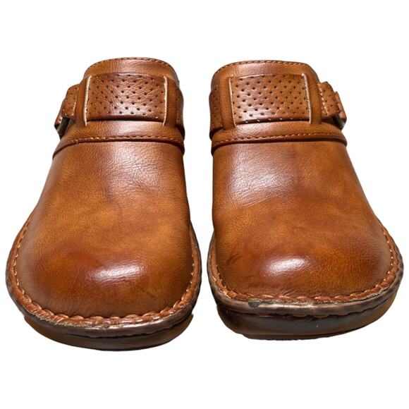 BOC BORN Polly Women's 10 Size Brown Clog Comfort Mule Platform Slip On - Picture 8 of 14